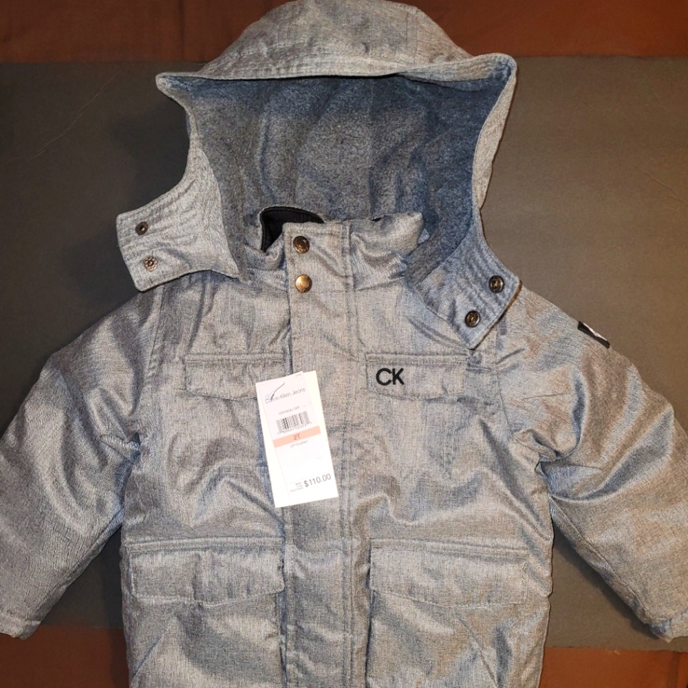 New Kids Calvin Klein Heavy Coat Size 2T